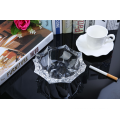 Crystal Cigarette Ashtray Ash Holder Case,Round Glass Tabletop Ashtray.